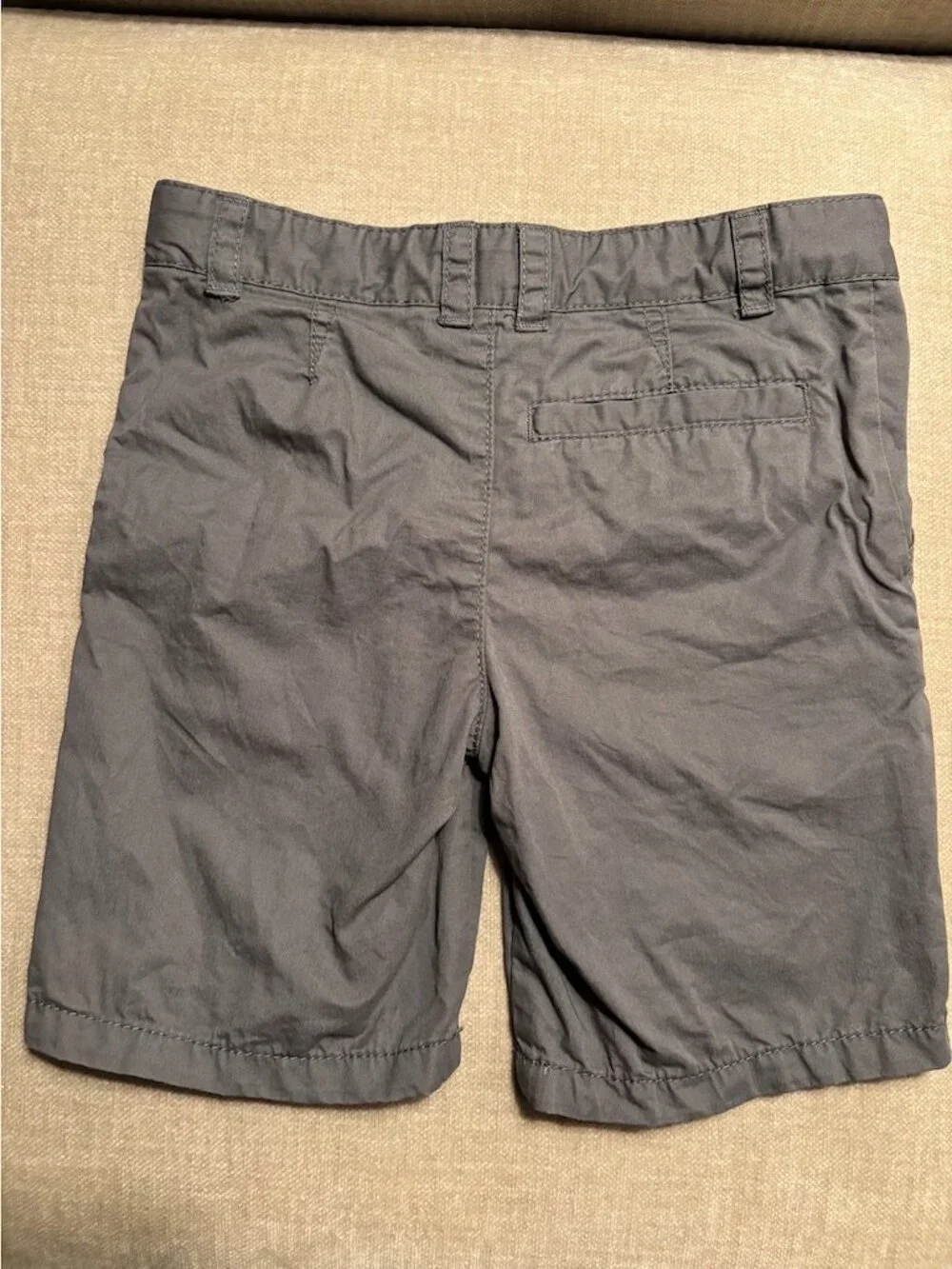 Cat & Jack grey cotton poplin shorts, Size 7